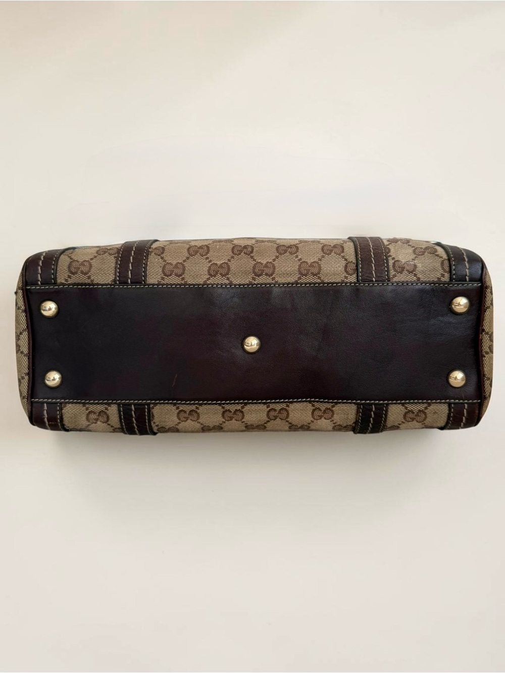 Gucci Brown Duchessa Bow Boston Bag - Picture 6 of 13